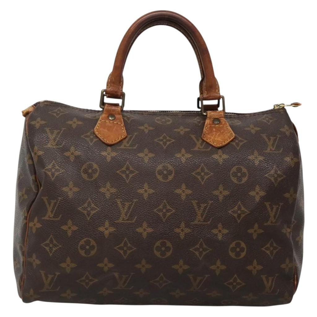 LOUIS VUITTON Monogram Speedy 30 Hand Bag M41526 LV 140937