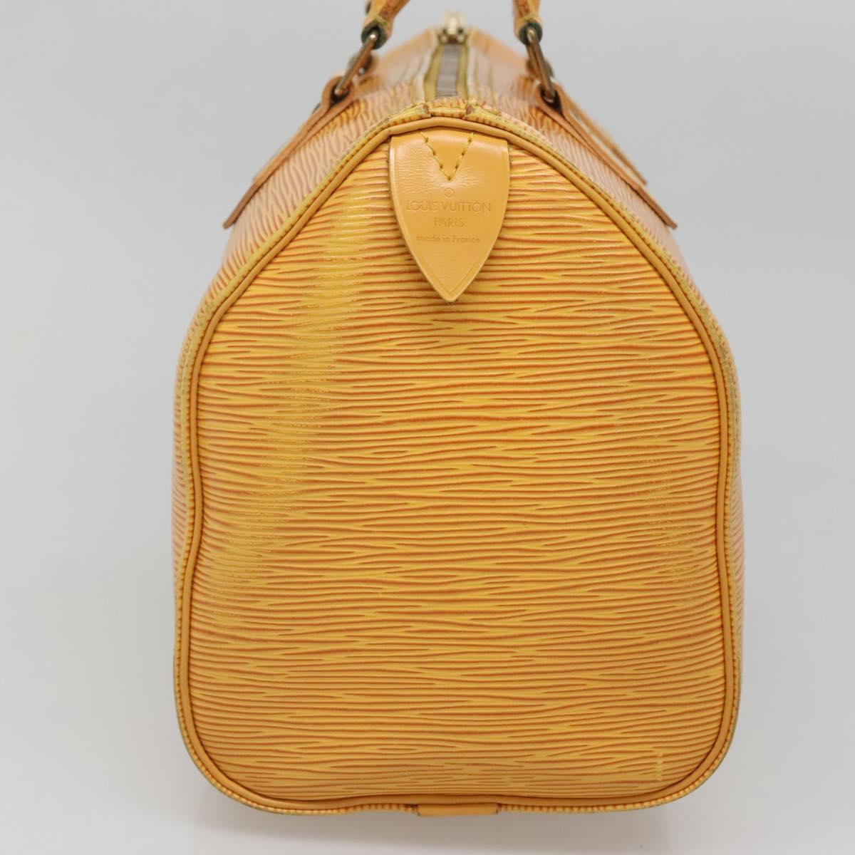 LOUIS VUITTON Epi Speedy 25 Hand Bag Tassili Yellow M43019 LV 142220
