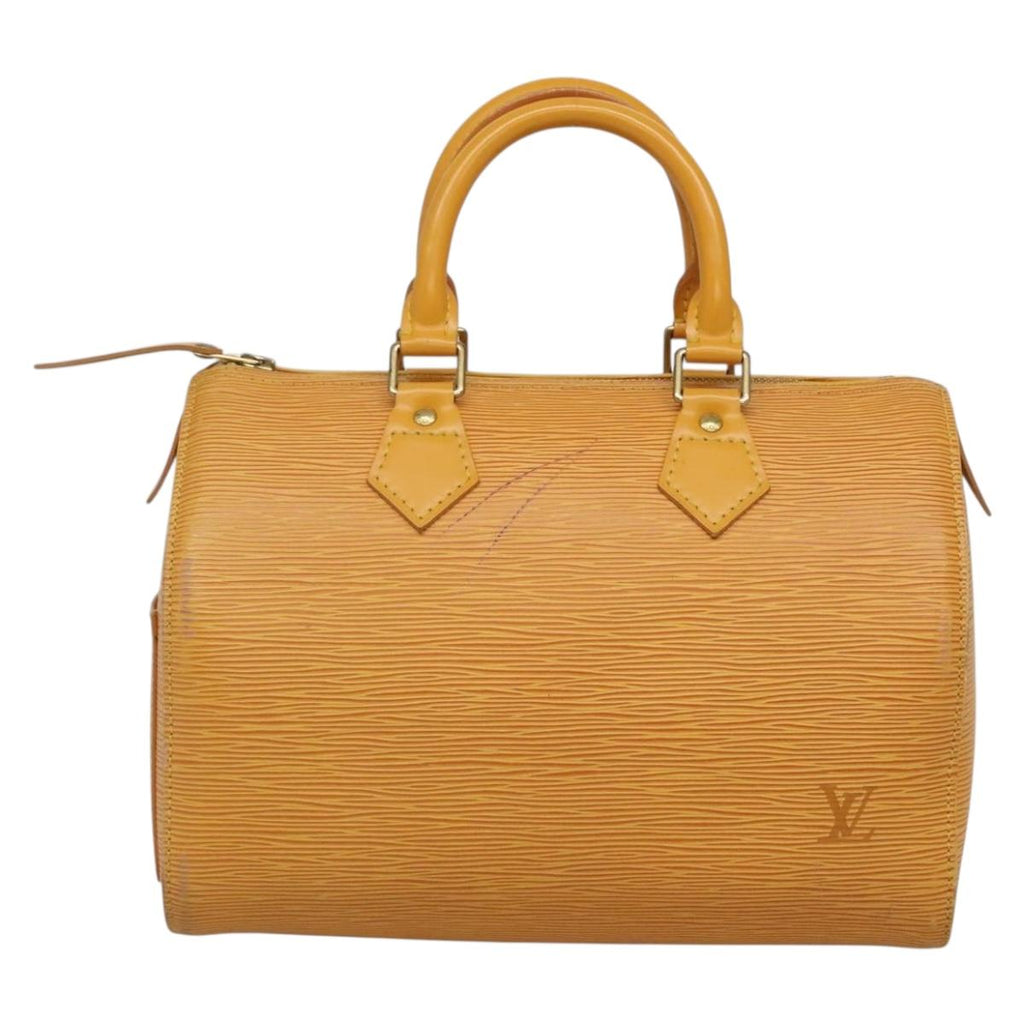 LOUIS VUITTON Epi Speedy 25 Hand Bag Tassili Yellow M43019 LV 142229