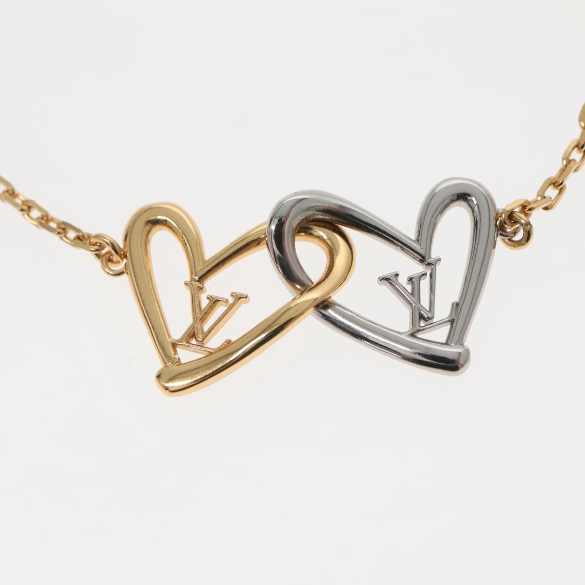 LOUIS VUITTON Brassle Heart Falling in Love Bracelet Gold M00466 LV 142406M