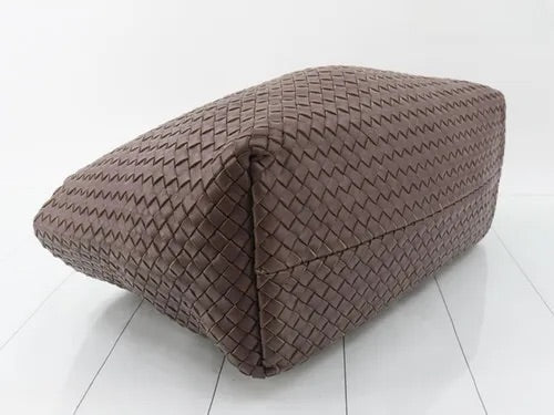 Bottega Veneta Cabat Large Intreccio Leather Tote Bag Nude Purple 40cm