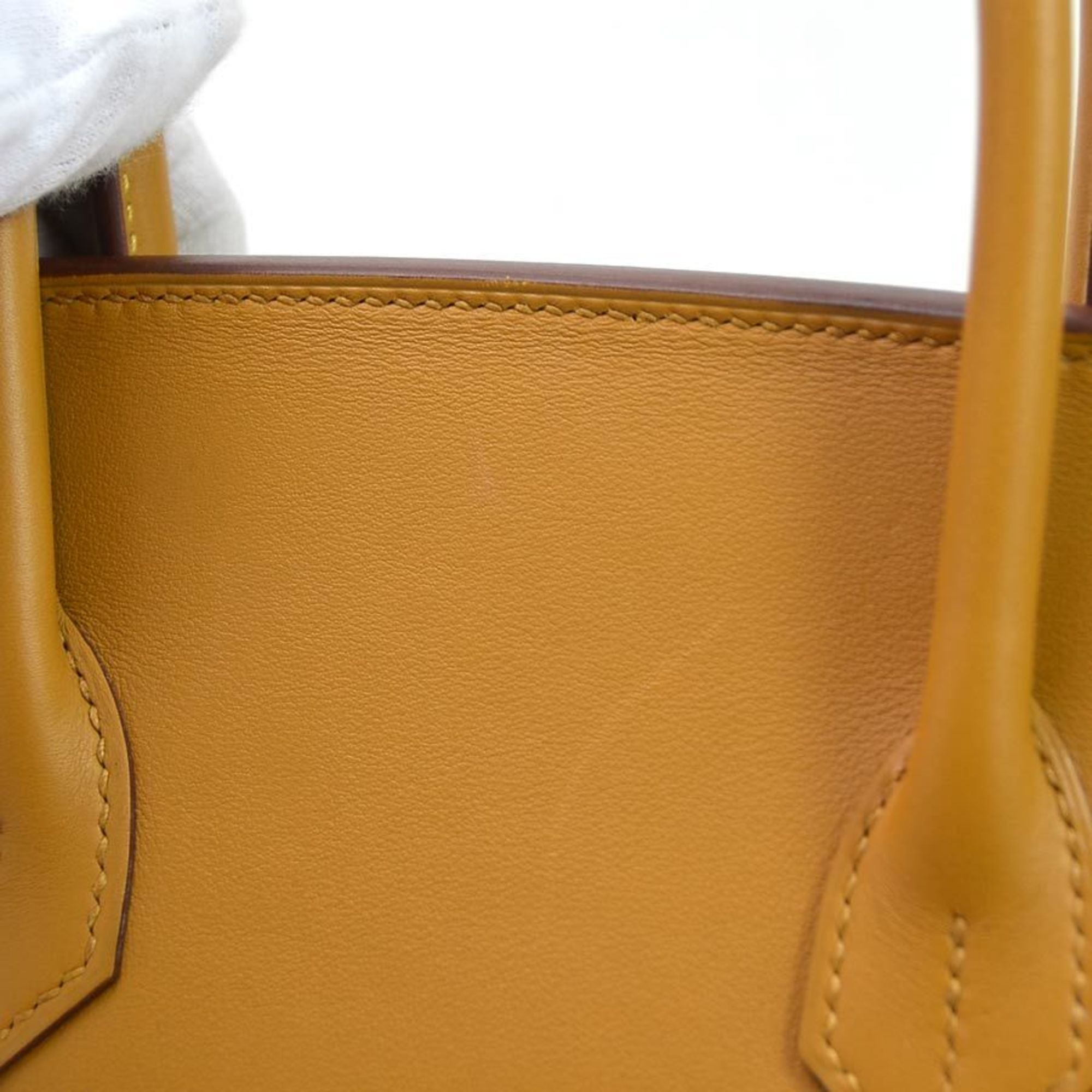 Hermes Handbag Birkin Frey 35 Sesame Vaux Swift x Twill Ash HERMES Ladies