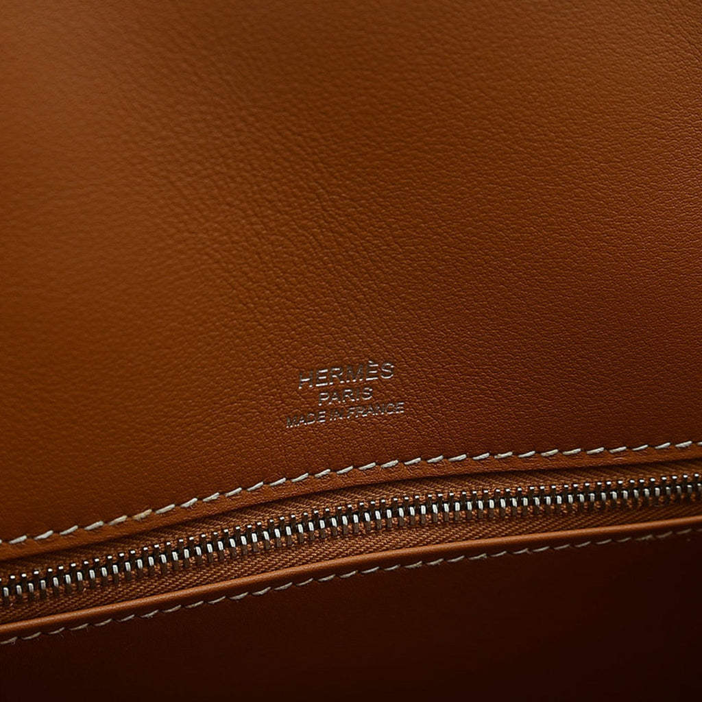 Hermes Birkin Shadow 25 Swift Gold Z stamp Handbag