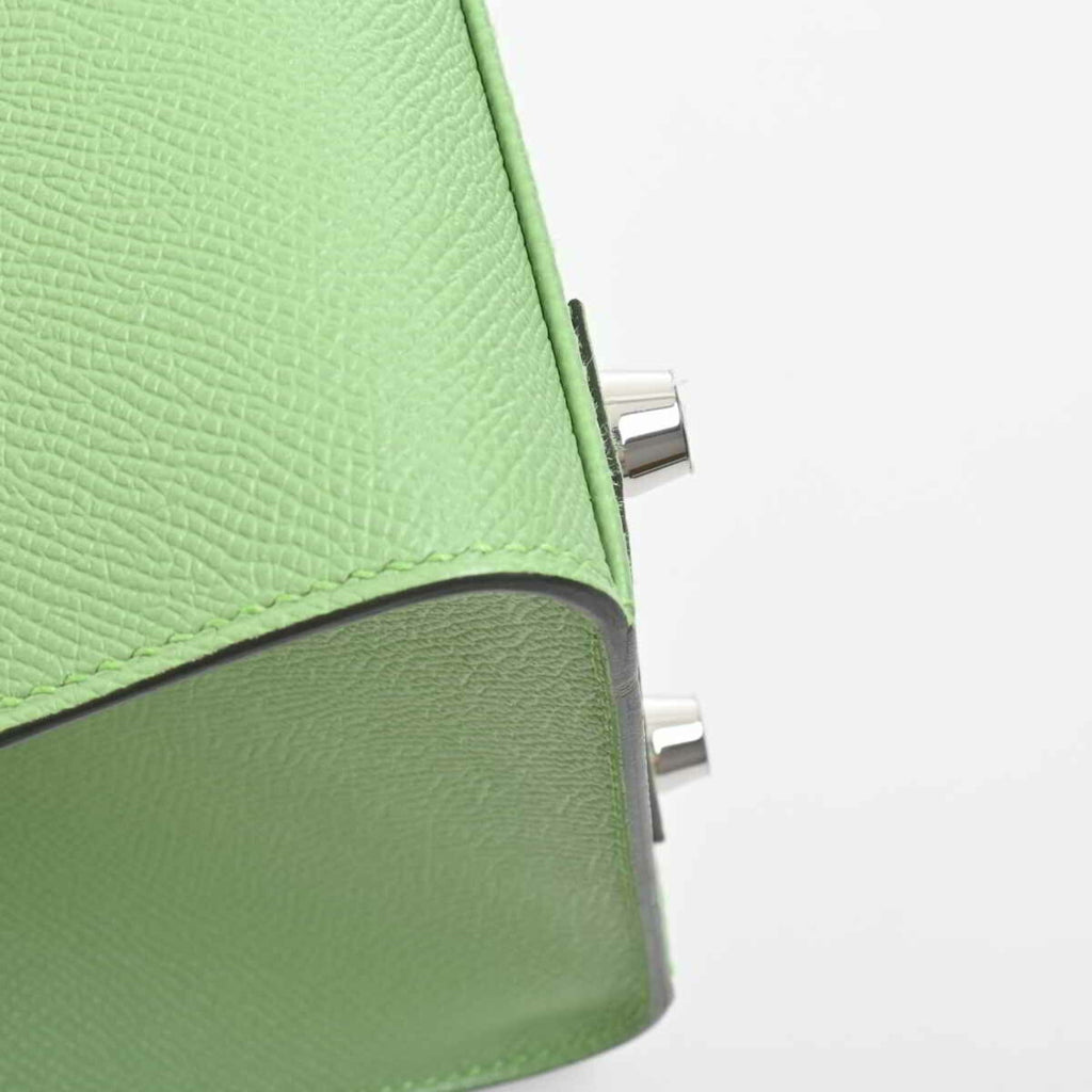 Hermes Epson Birkin 30 Serie Handbag Pastel Green
