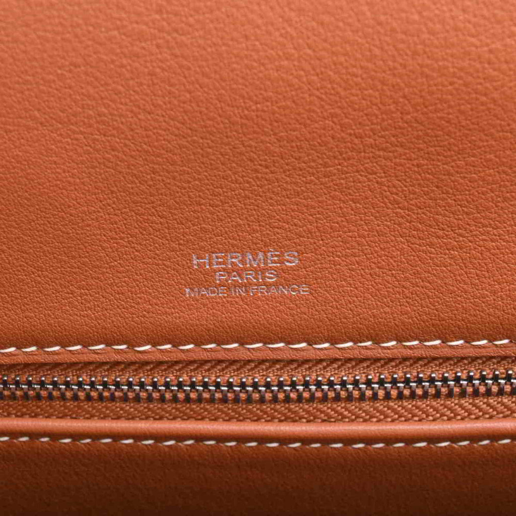 Hermes Vaux Swift Shadow Birkin 25 Handbag Brown
