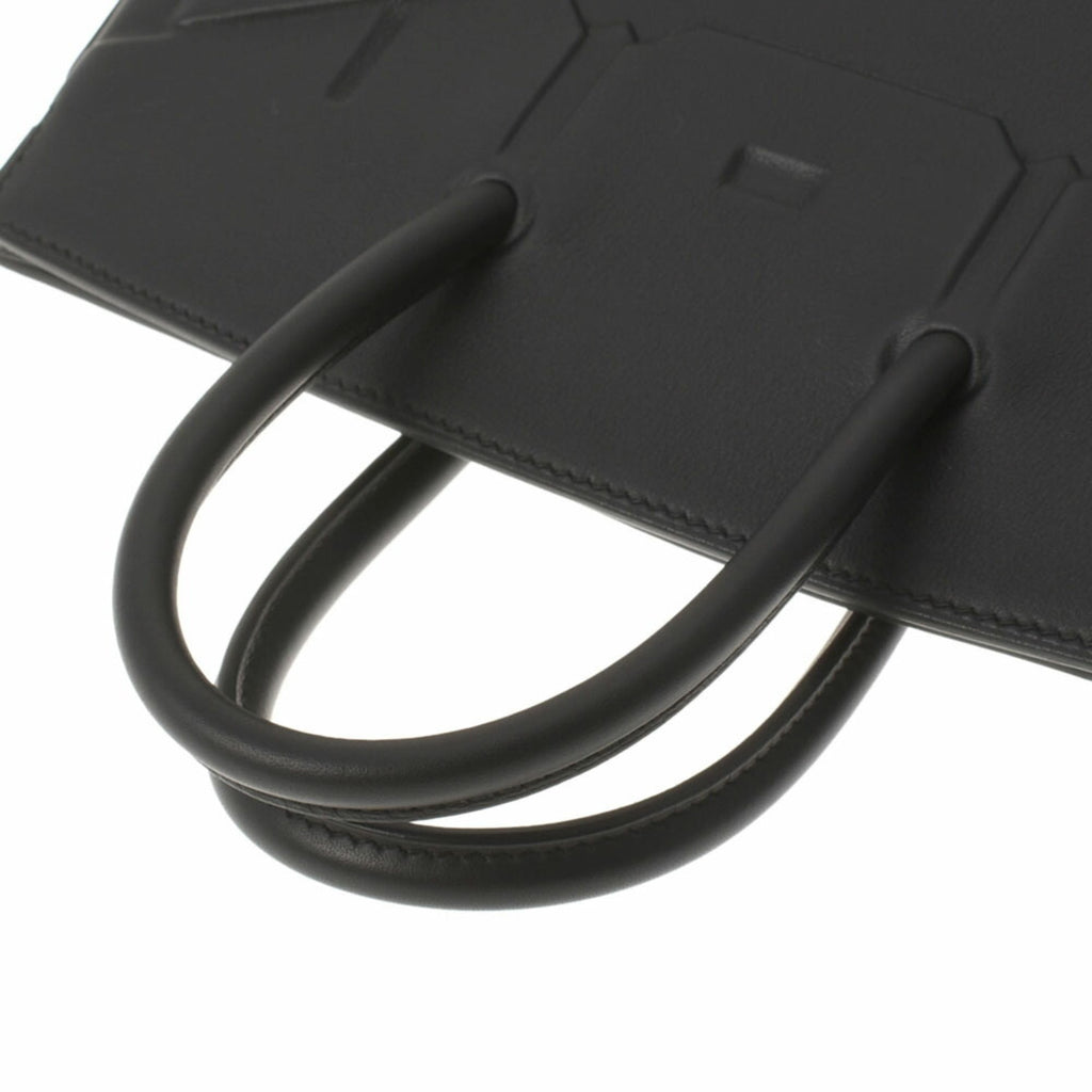 Hermes Shadow Birkin 25 Black Z Engraved (around 2021) Ladies Swift Handbag