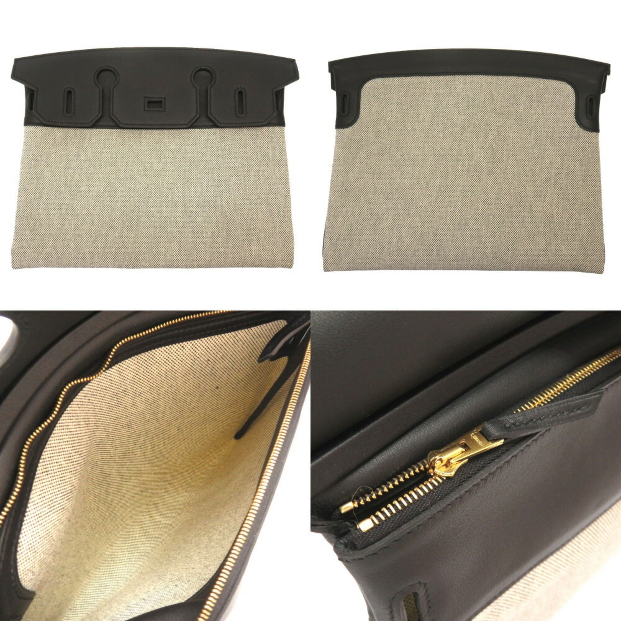 Hermes Birkin 3EN1 Togo Black U Engraved () Handbag