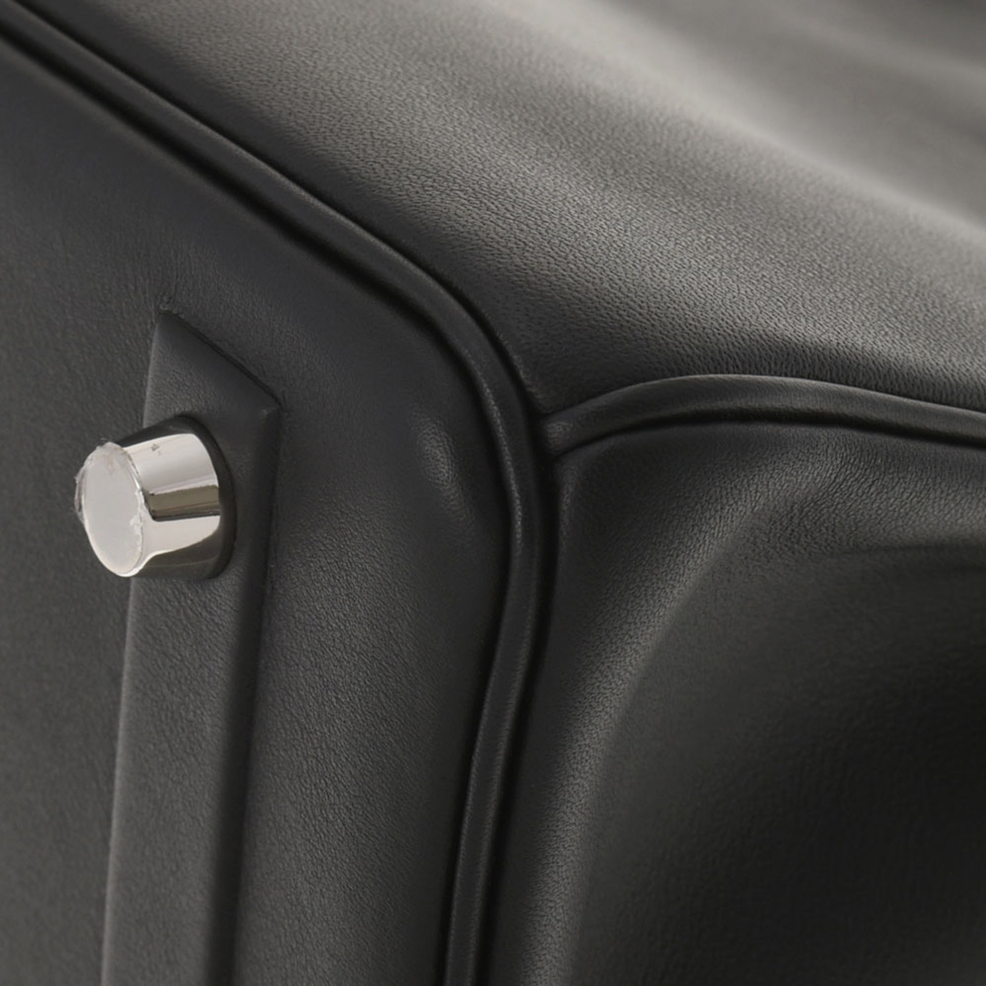 Hermes Shadow Birkin 25 Black Z Engraved (around 2021) Ladies Swift Handbag