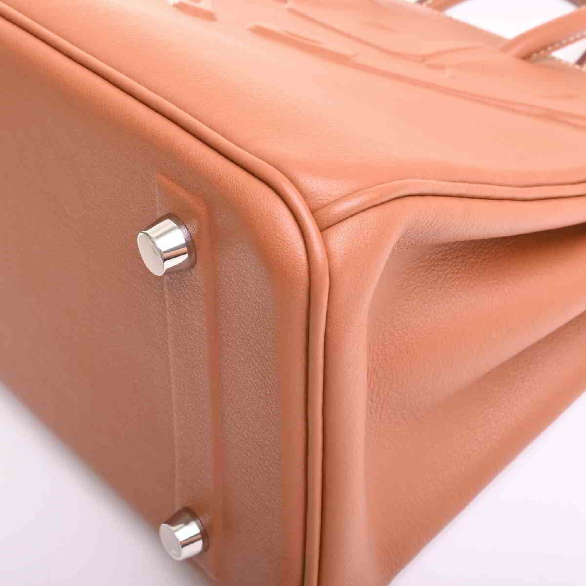 Hermes Vaux Swift Shadow Birkin 25 Handbag Brown