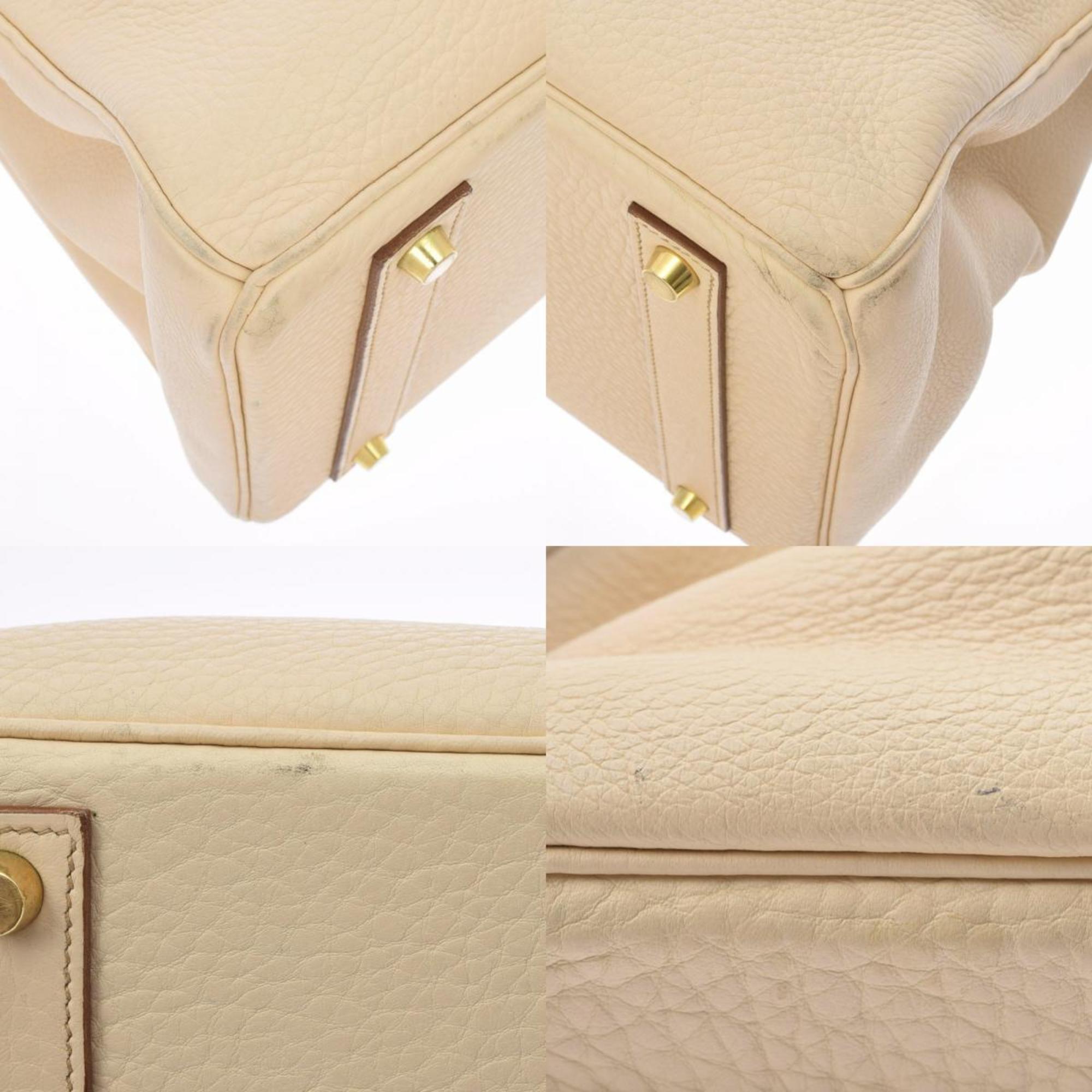 Hermes Birkin 40 Beige ??? E engraved (around 2001) Unisex Taurillon Clemence handbag