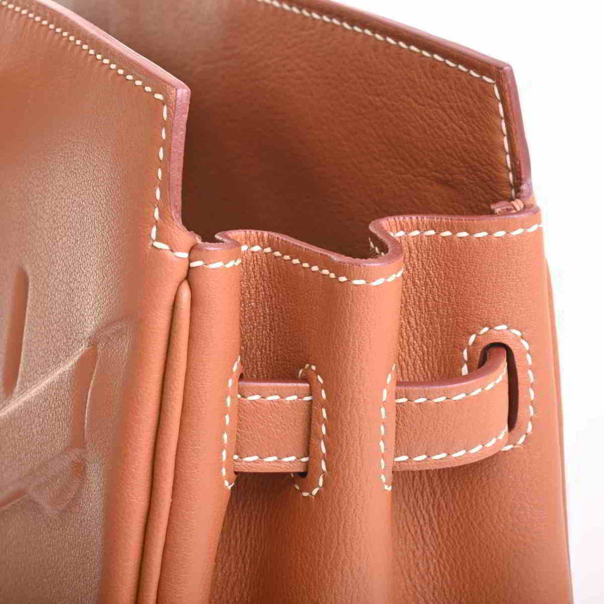 Hermes Vaux Swift Shadow Birkin 25 Handbag Brown