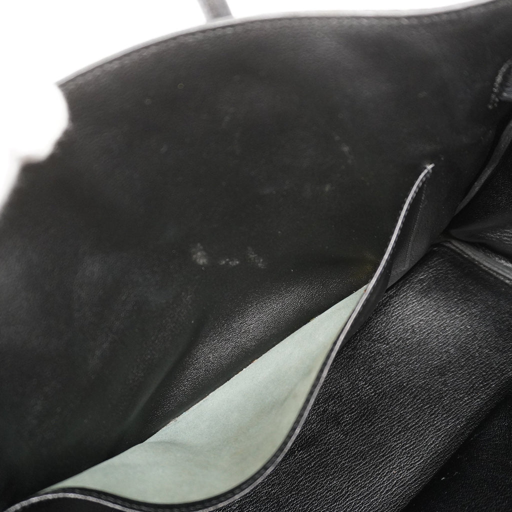 Hermes Birkin Birkin 35 G Stamp Women's Togo Leather Handbag Black