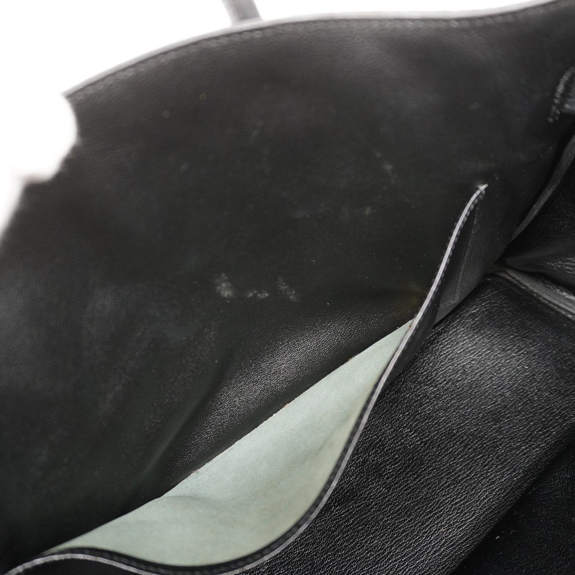 Hermes Birkin Birkin 35 G Stamp Women's Togo Leather Handbag Black