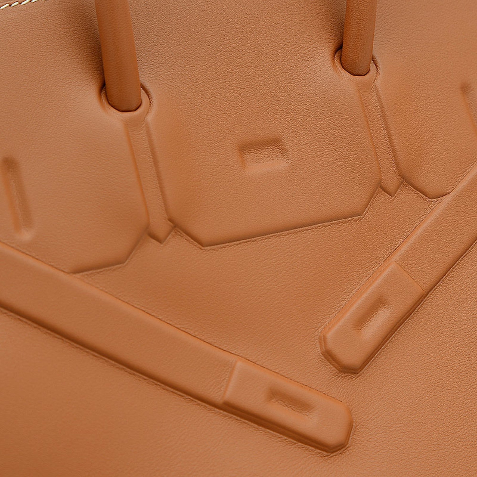 Hermes Birkin Shadow 25 Swift Gold Z stamp Handbag