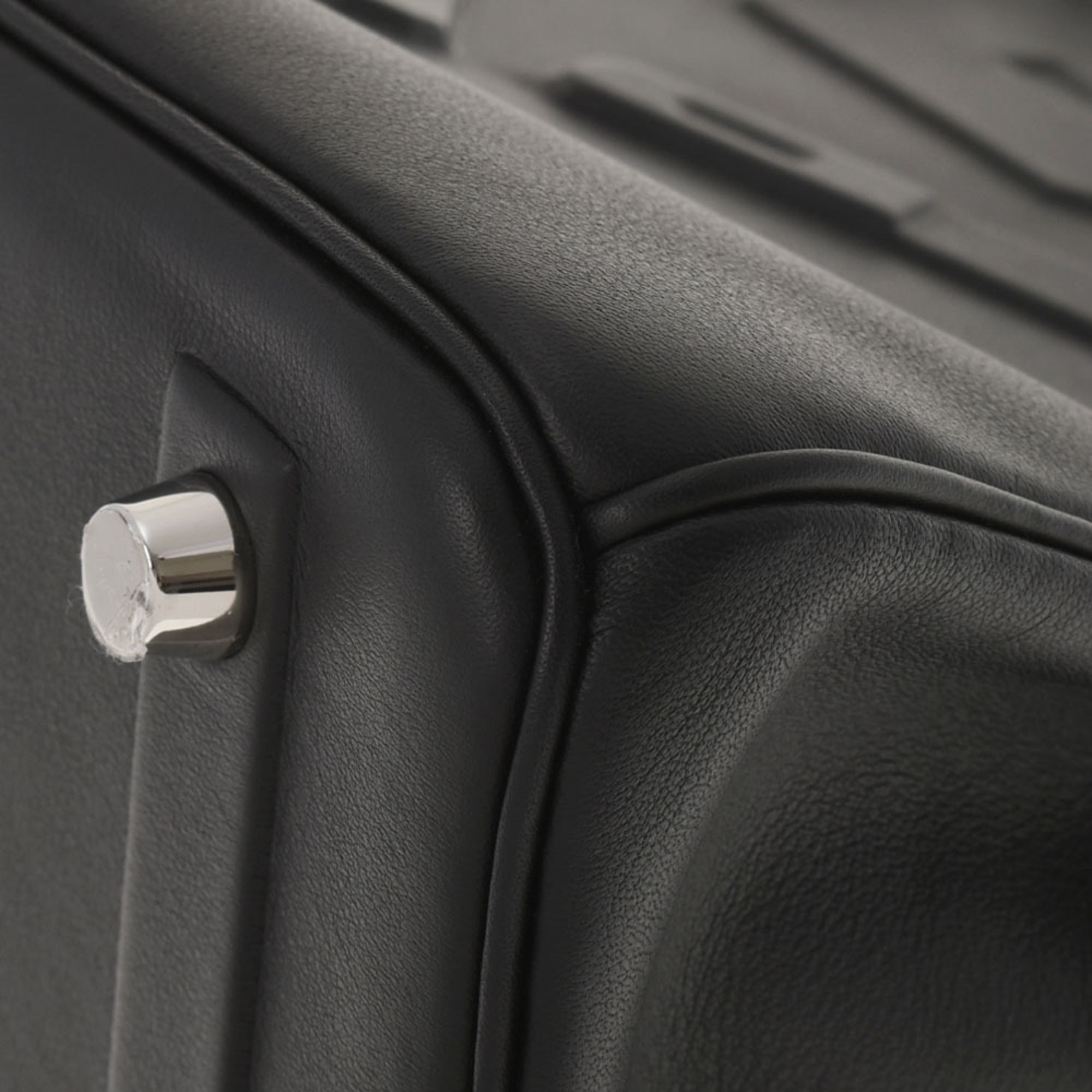 Hermes Shadow Birkin 25 Black Z Engraved (around 2021) Ladies Swift Handbag