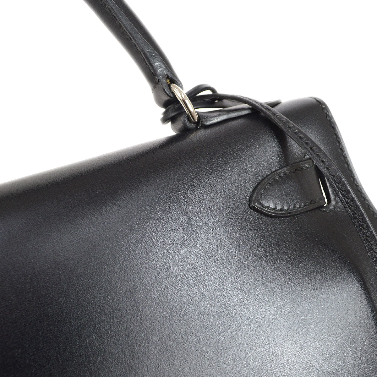 HERMES * 1999 KELLY 28 SELLIER Black Box calf
