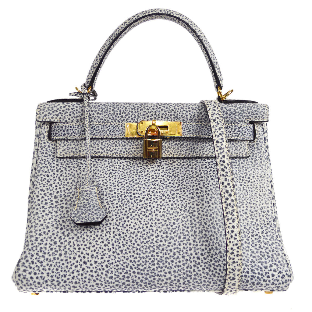 HERMES * 2001 KELLY 28 RETOURNE Dalmatian