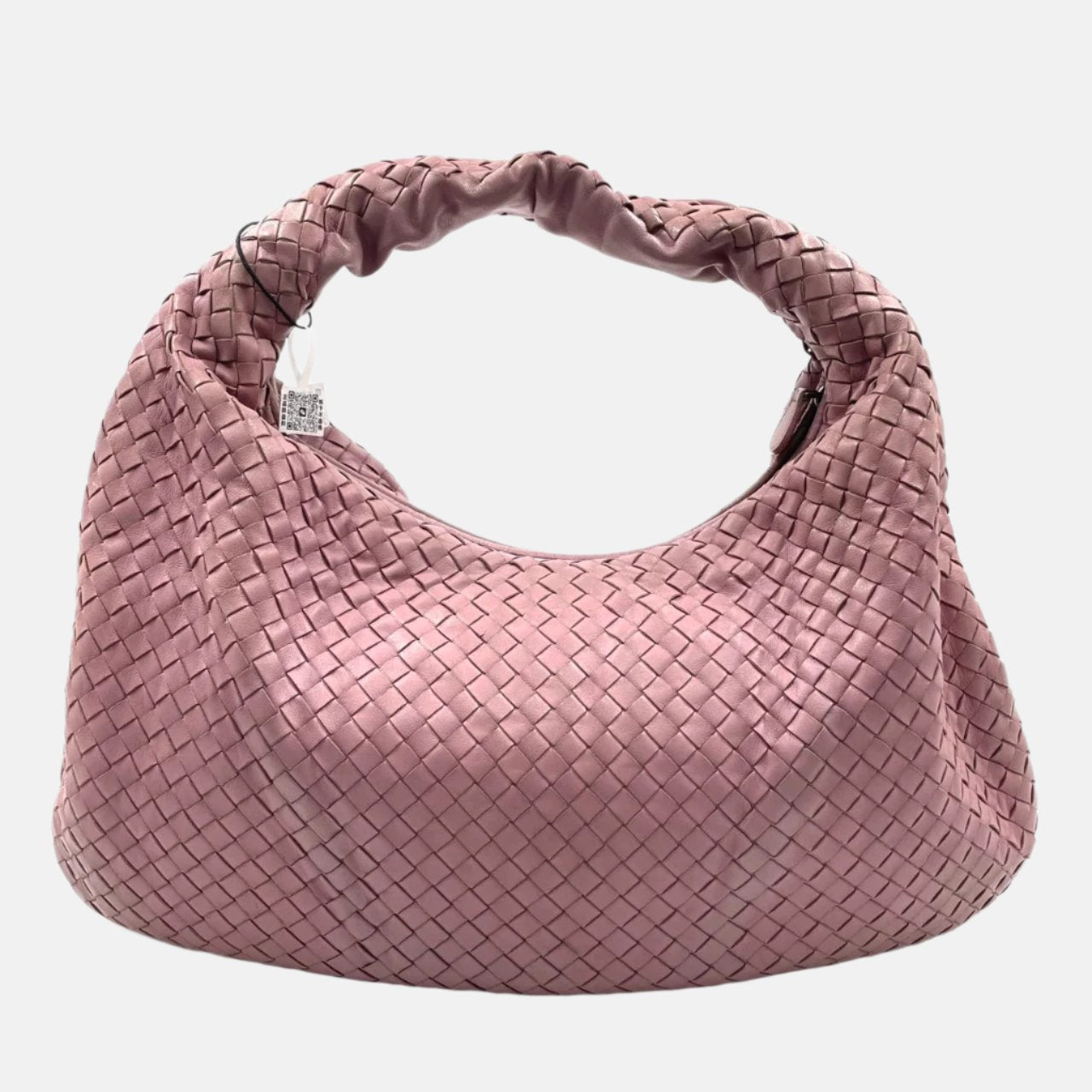 Bottega Veneta Veneta Hobo Medium Cherry Blossom Pink Intrecciato Leather Bag 40cm