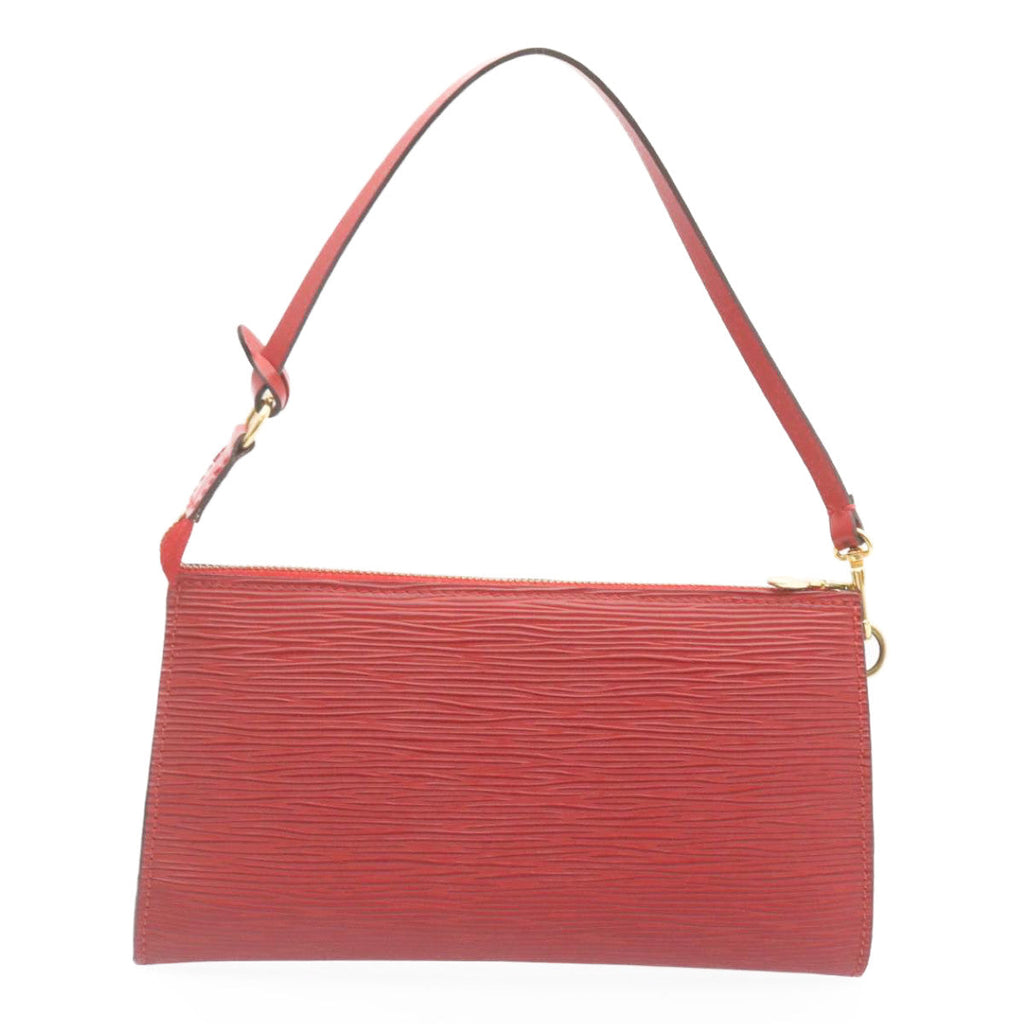 LOUIS VUITTON Epi Pochette Accessoires Pouch Red M40776 LV 23311AV