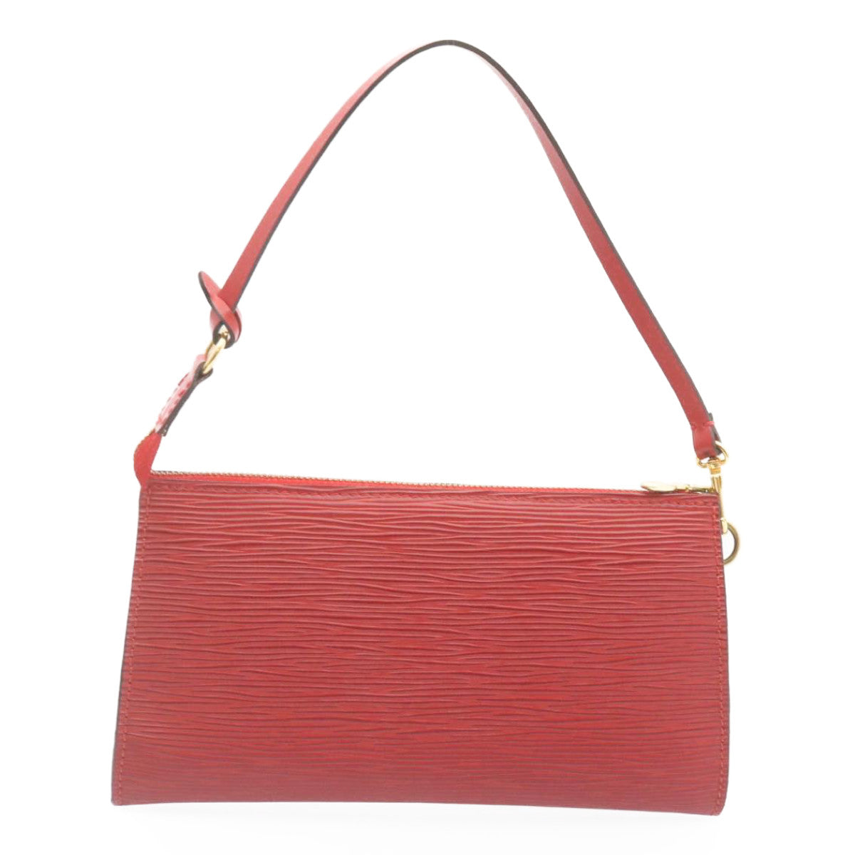 LOUIS VUITTON Epi Pochette Accessoires Pouch Red M40776 LV 23311AV