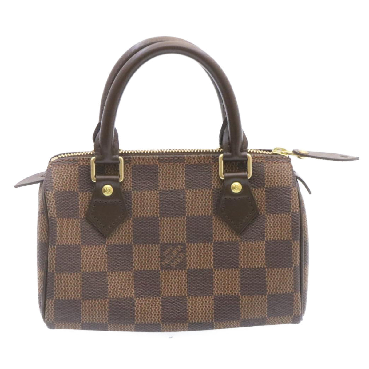 LOUIS VUITTON Damier Ebene Mini Speedy Hand Bag M41534 LV 25202SM