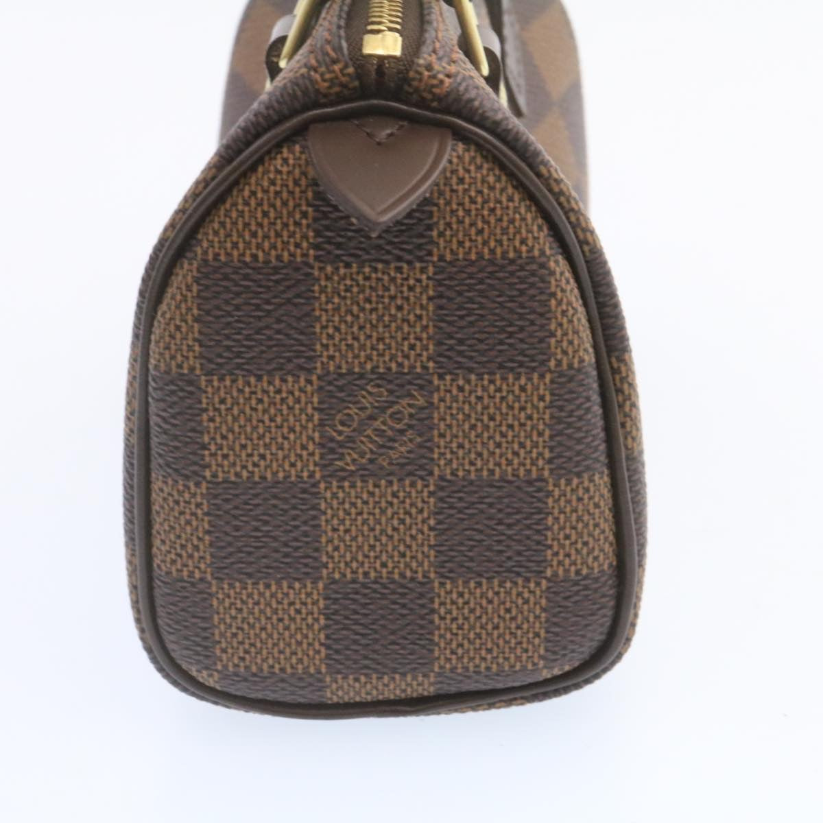 LOUIS VUITTON Damier Ebene Mini Speedy Hand Bag M41534 LV 25202SM