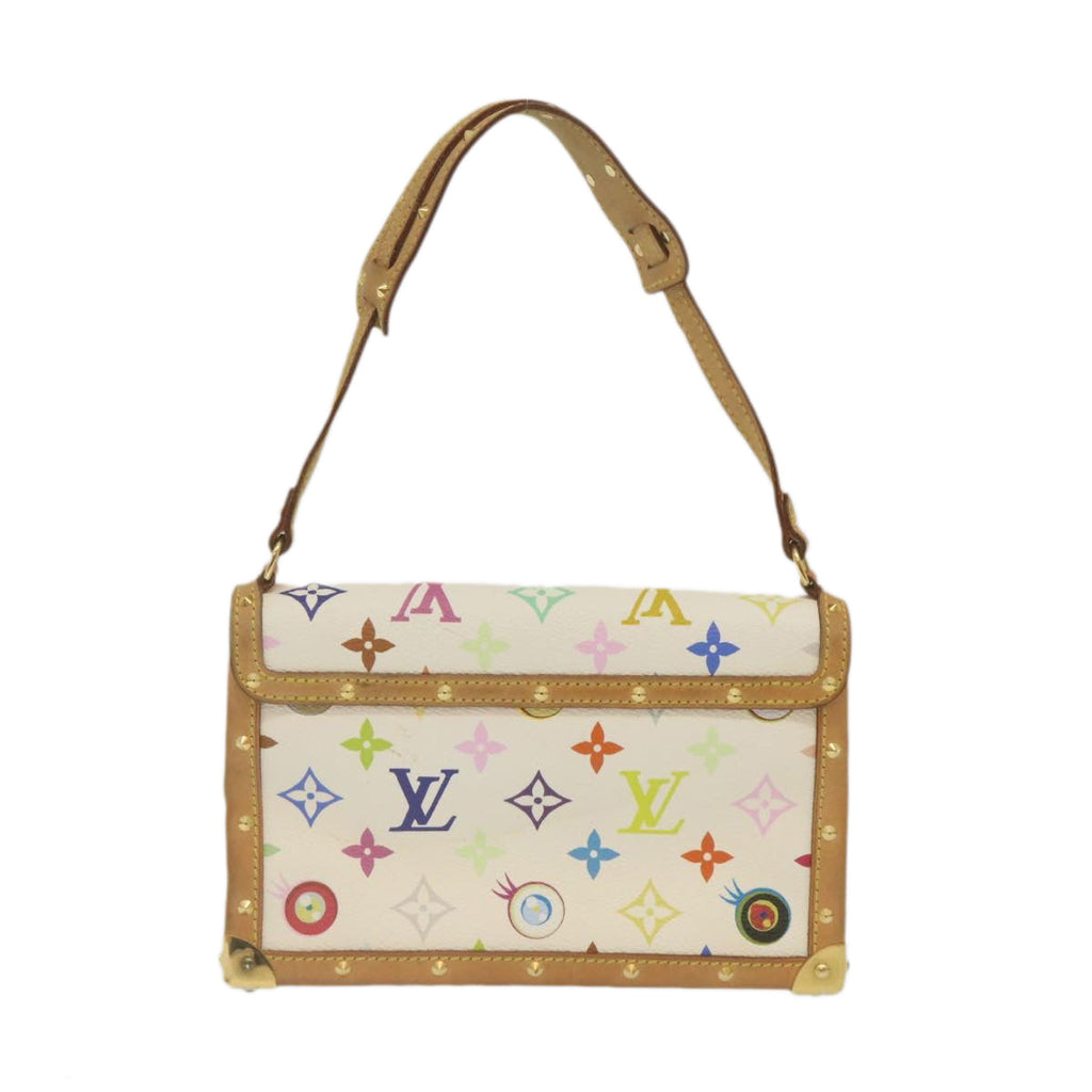 LOUIS VUITTON Monogram Pochette Eye Miss You Hand Bag White M92055 29328AM