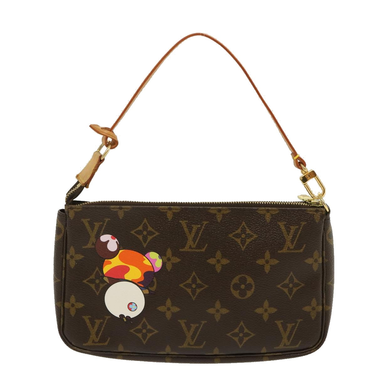 LOUIS VUITTON Monogram Panda Pochette Accessoires Pouch M51981 LV 29555AM