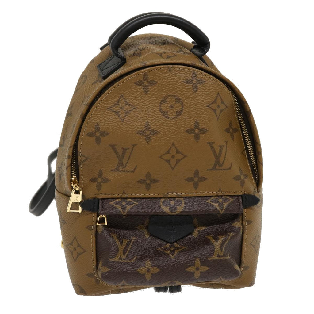LOUIS VUITTON Monogram Reverse Palm Springs Mini Backpack M42411 LV 29556S