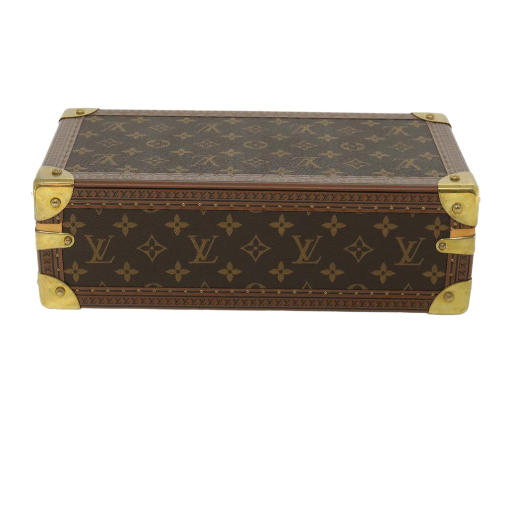 LOUIS VUITTON Monogram Coffret 8 Montor Trunk Watch case M20016 LV 29887S