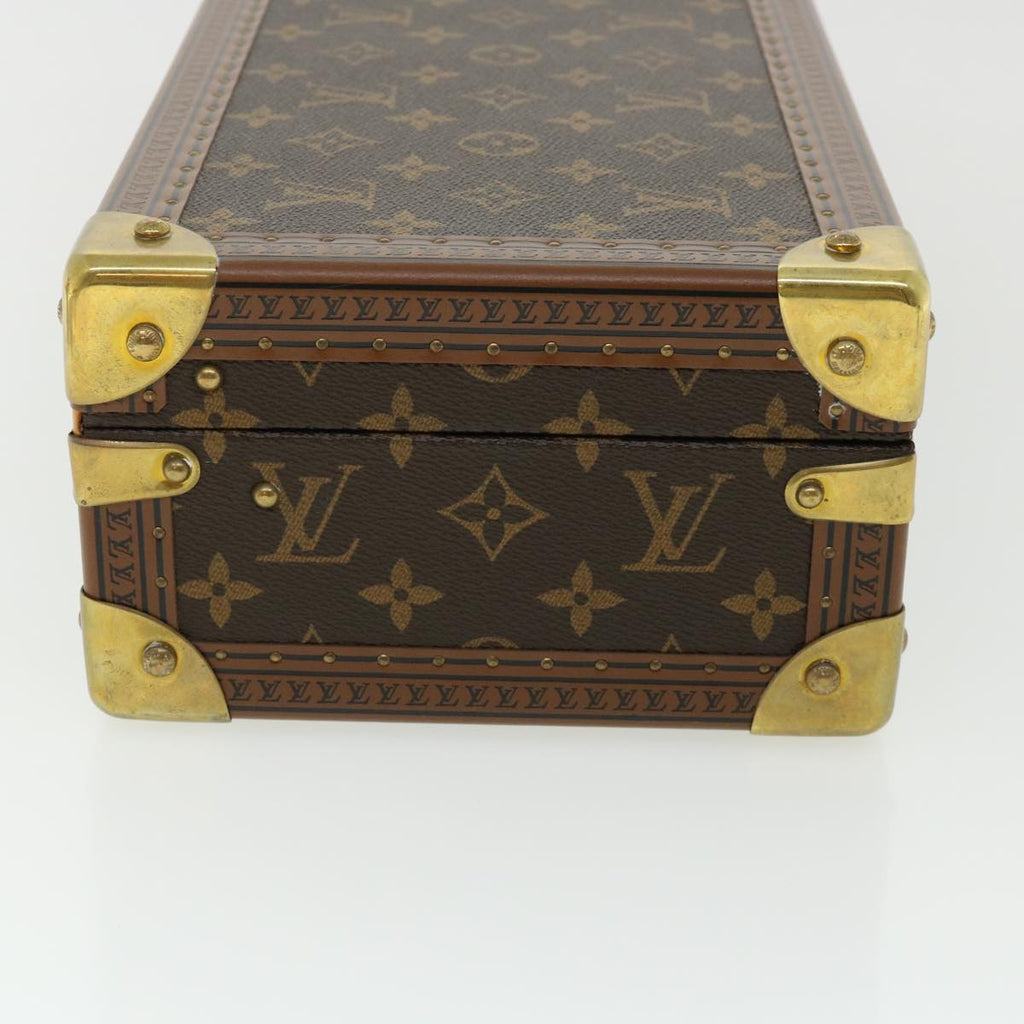 LOUIS VUITTON Monogram Coffret 8 Montor Trunk Watch case M20016 LV 29887S