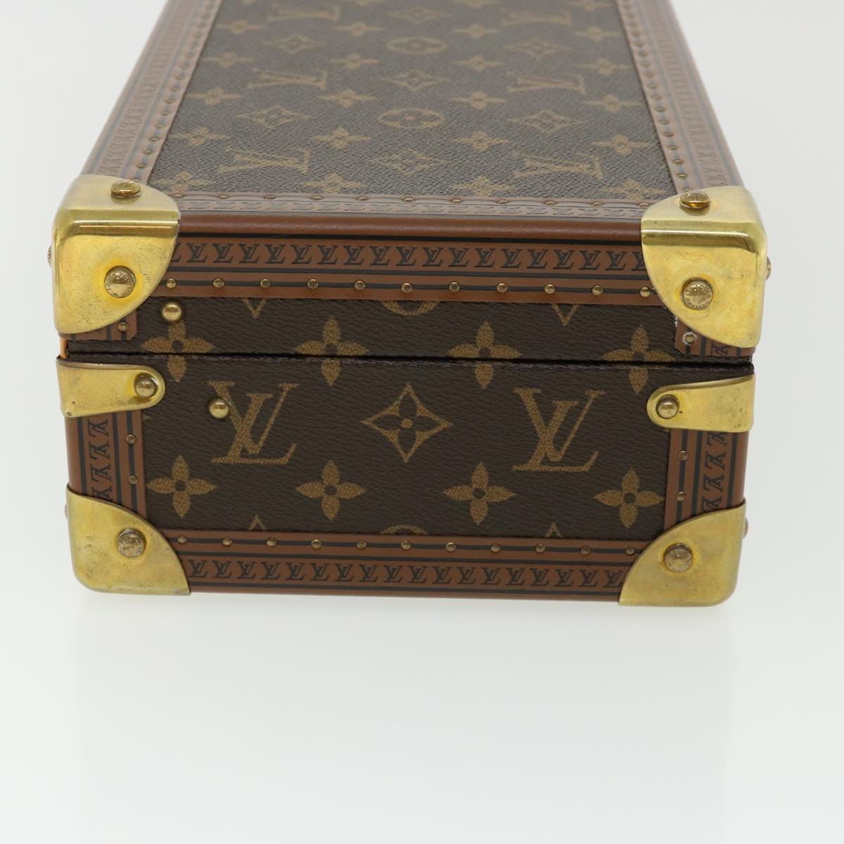 LOUIS VUITTON Monogram Coffret 8 Montor Trunk Watch case M20016 LV 29887S