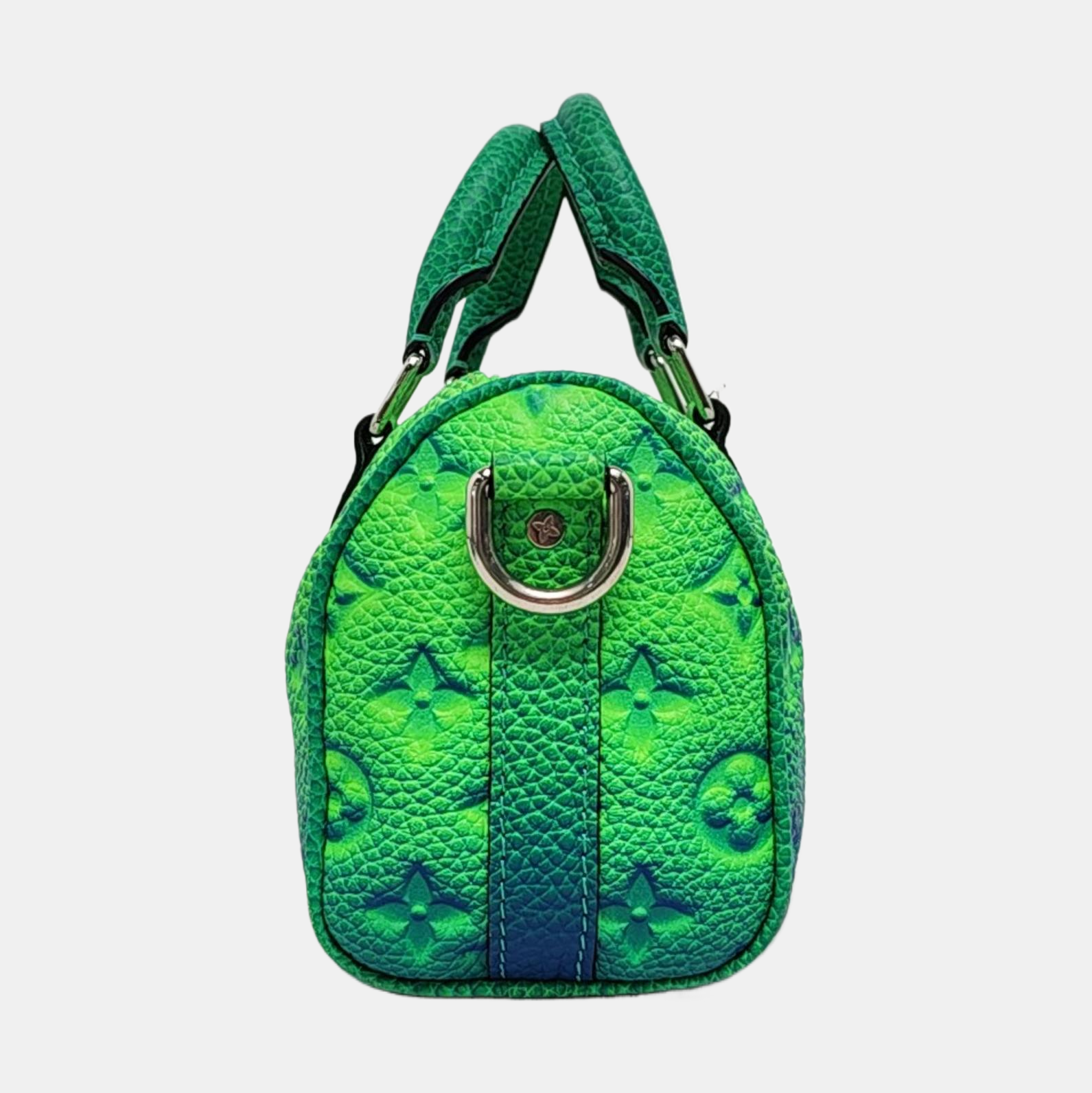 Louis Vuitton Keepall Nano Virgil Abloh Illusion Green/Blue Taurillon Leather Crossbody Bag