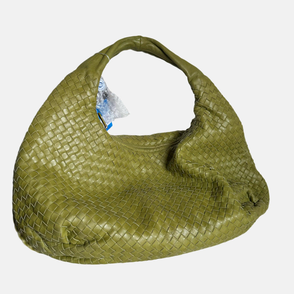 Bottega Veneta Belly Hobo Intrecciato Avocado Green Nappa Leather Large 50cm