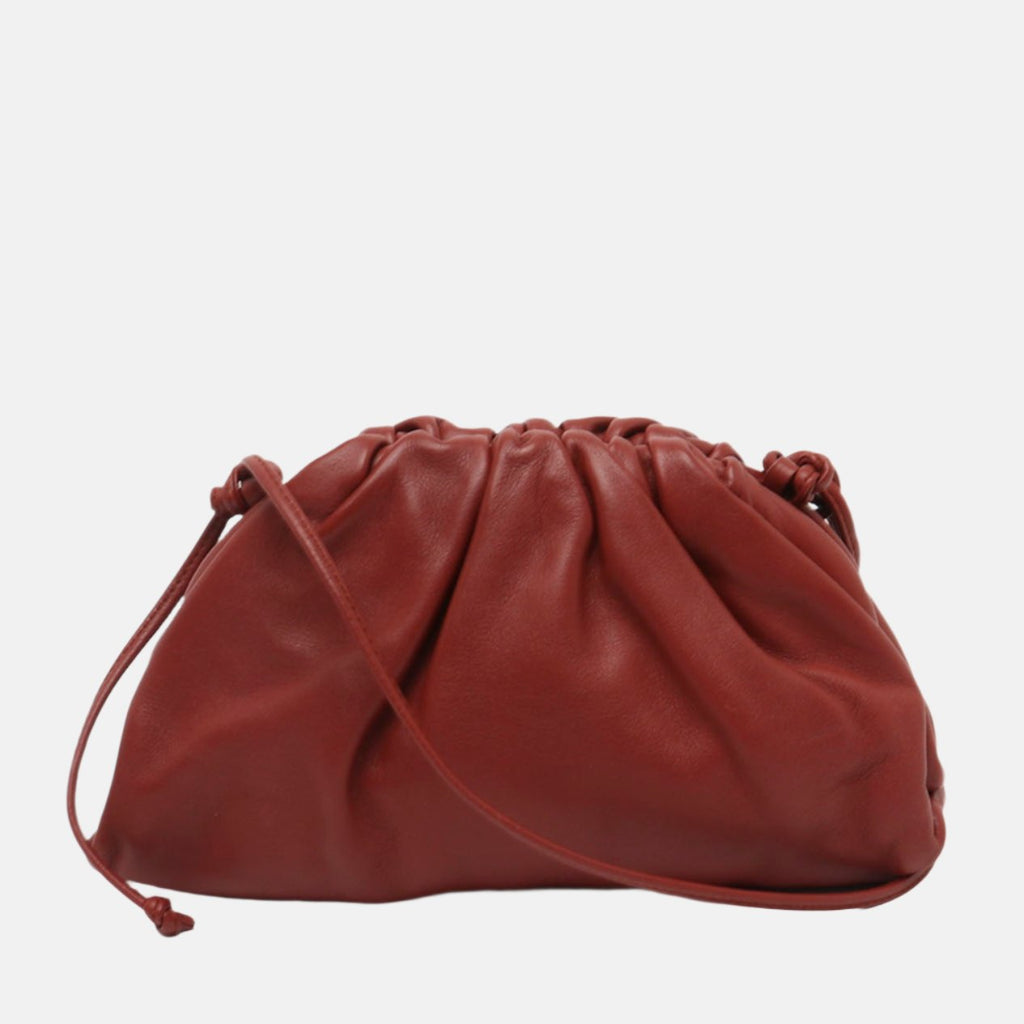 Bottega Veneta Pouch Mini Red Leather