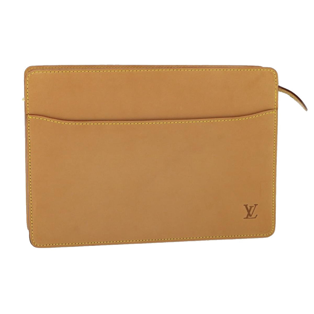 LOUIS VUITTON Pochette Homme Clutch Bag Nomad Leather SPO Brown LV 31854AV