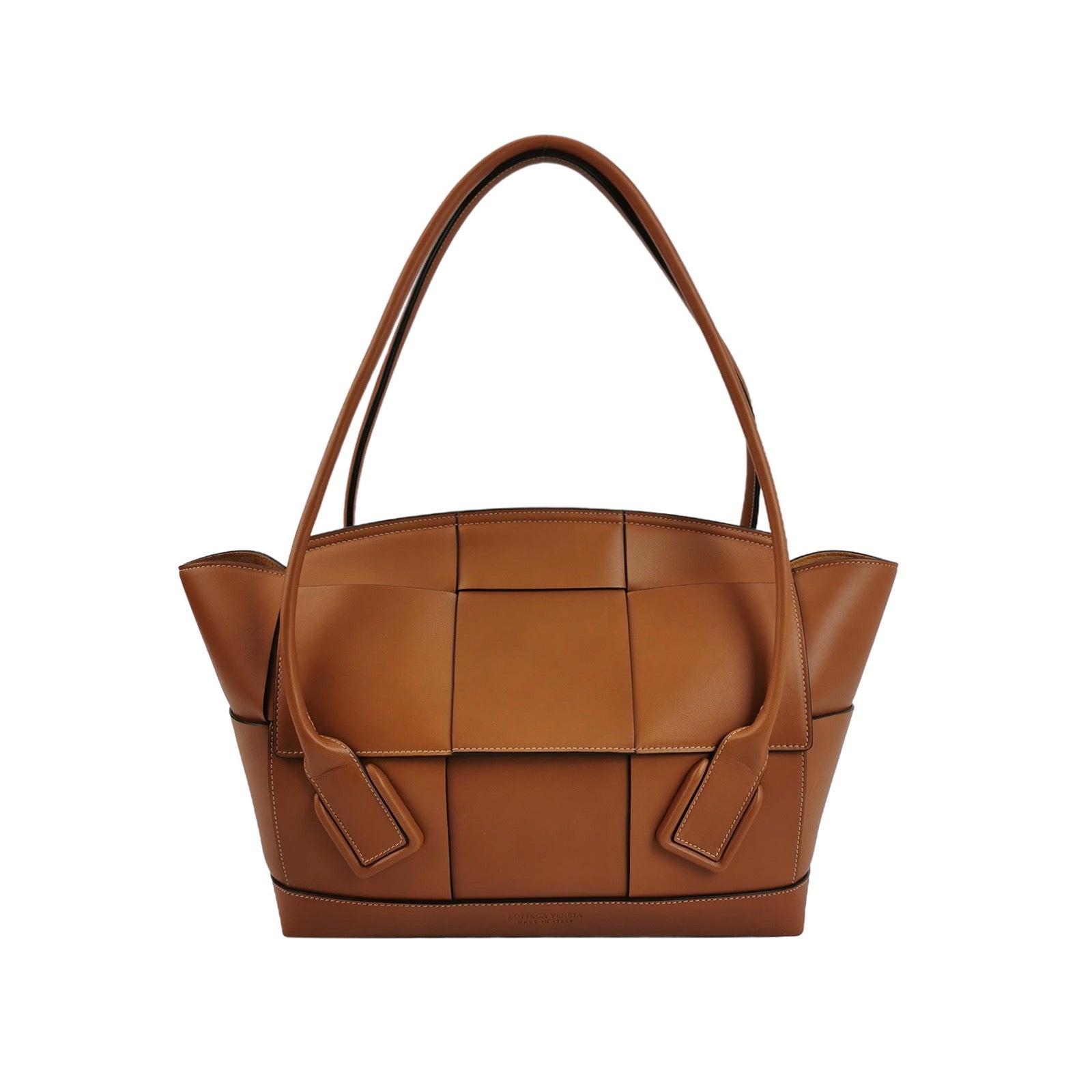 Bottega Veneta Arco Tote Bag Medium Tan Brown Leather 33