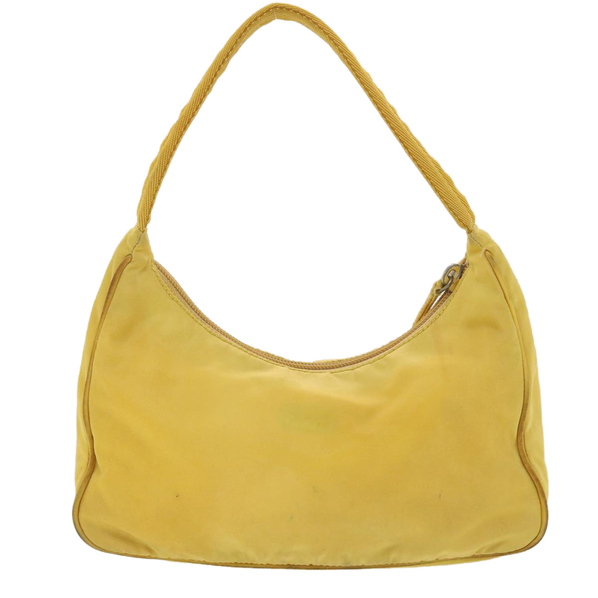 PRADA Pouch Nylon Yellow 40326