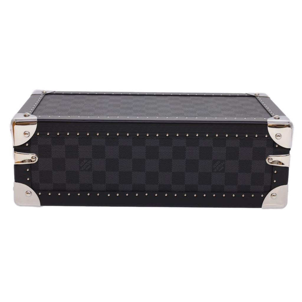 LOUIS VUITTON Damier Graphite Watch Case Coffret 8 Montor Trunk N48226 40463SV