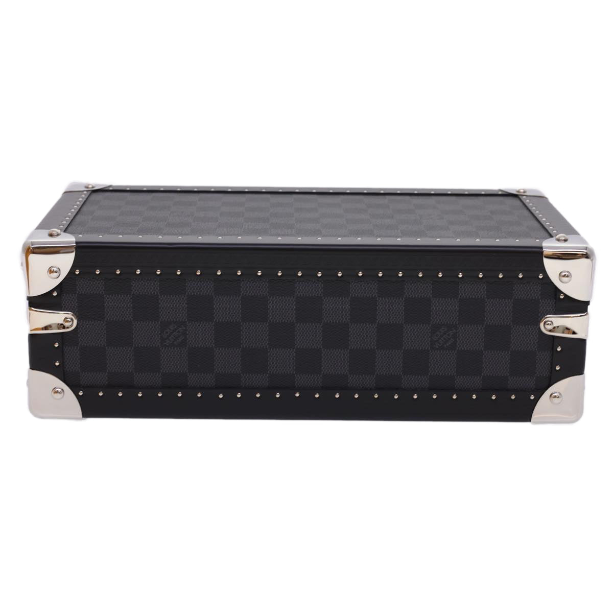 LOUIS VUITTON Damier Graphite Watch Case Coffret 8 Montor Trunk N48226 40463SV