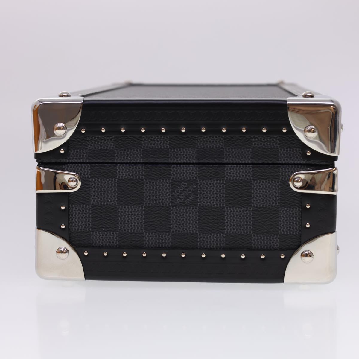 LOUIS VUITTON Damier Graphite Watch Case Coffret 8 Montor Trunk N48226 40463SV