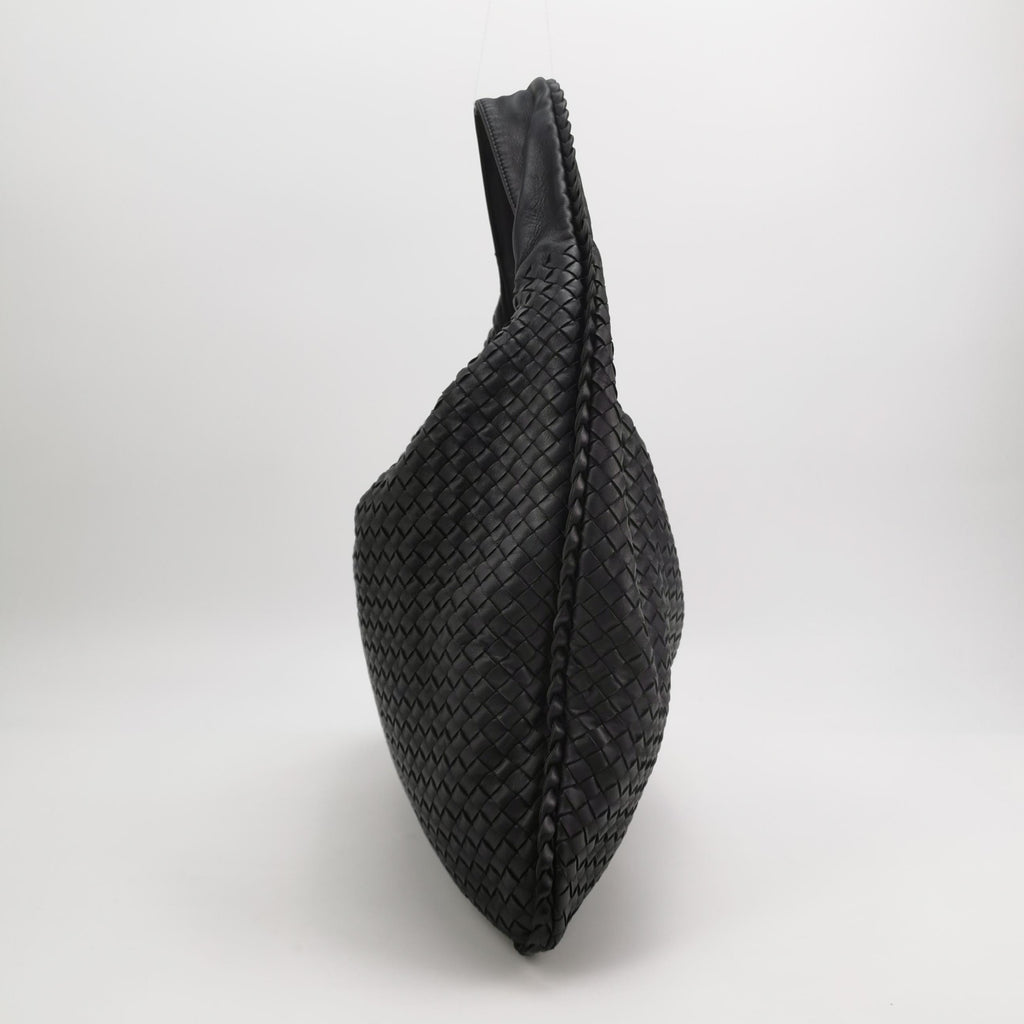 Bottega Veneta Veneta Hobo Midnight Navy Leather Bag Maxi 50cm