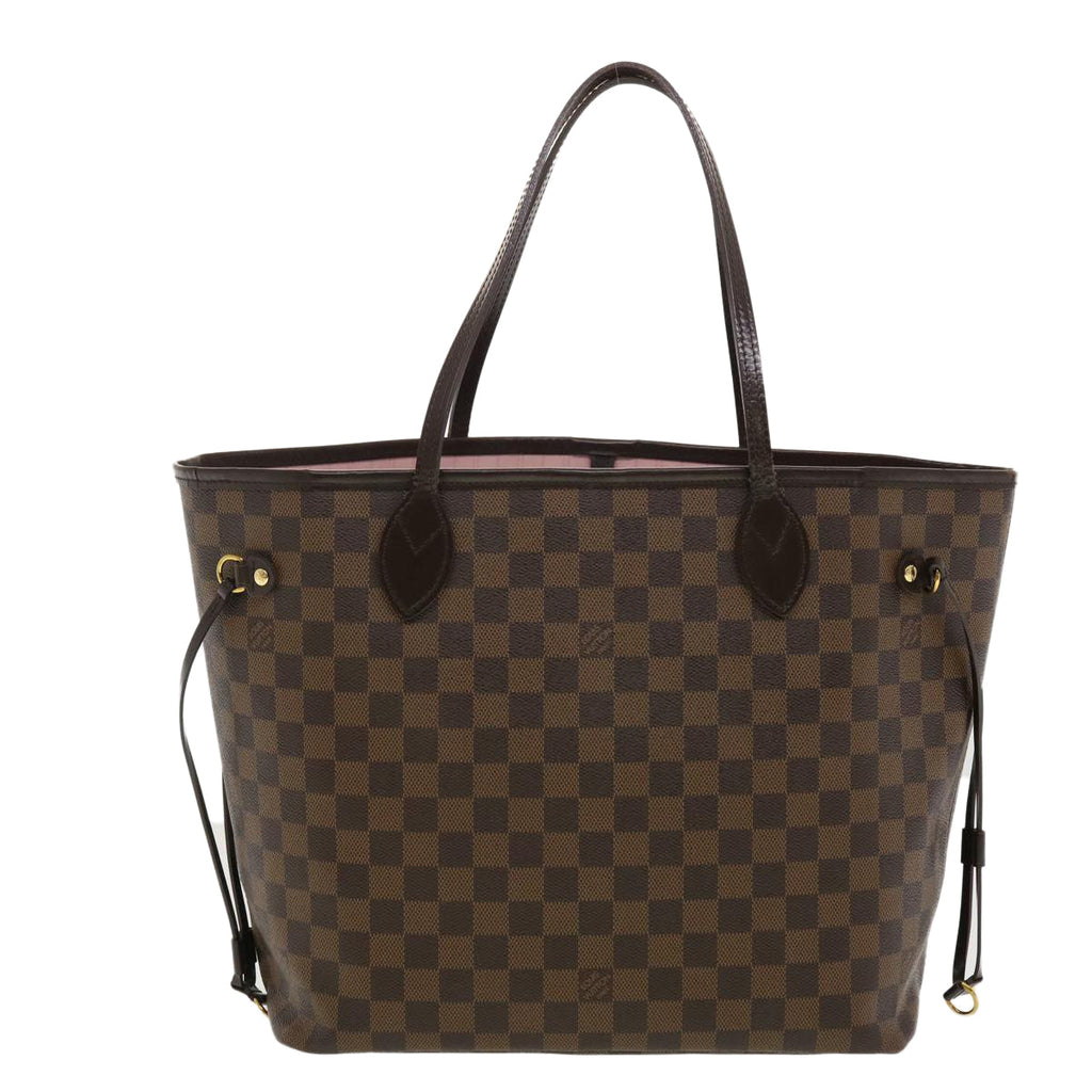 LOUIS VUITTON Damier Ebene Neverfull MM Tote Bag N51105 LV 40600