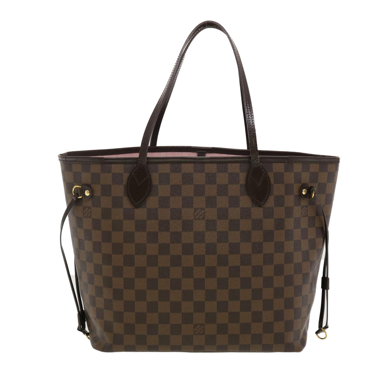 LOUIS VUITTON Damier Ebene Neverfull MM Tote Bag N51105 LV 40600