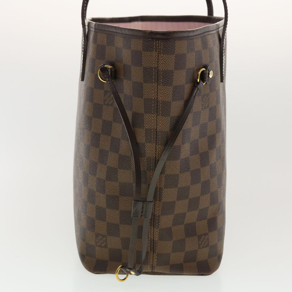 LOUIS VUITTON Damier Ebene Neverfull MM Tote Bag N51105 LV 40600