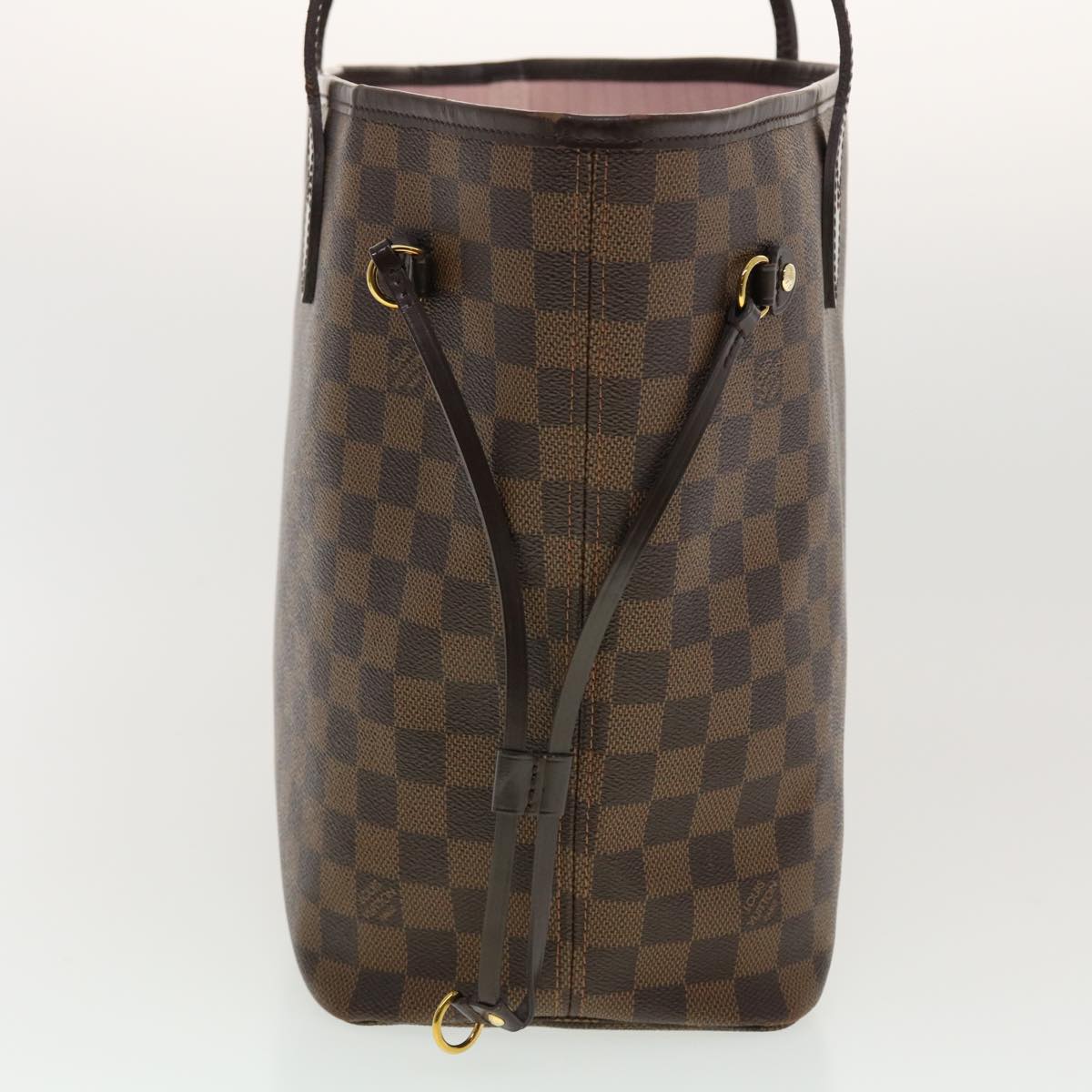LOUIS VUITTON Damier Ebene Neverfull MM Tote Bag N51105 LV 40600