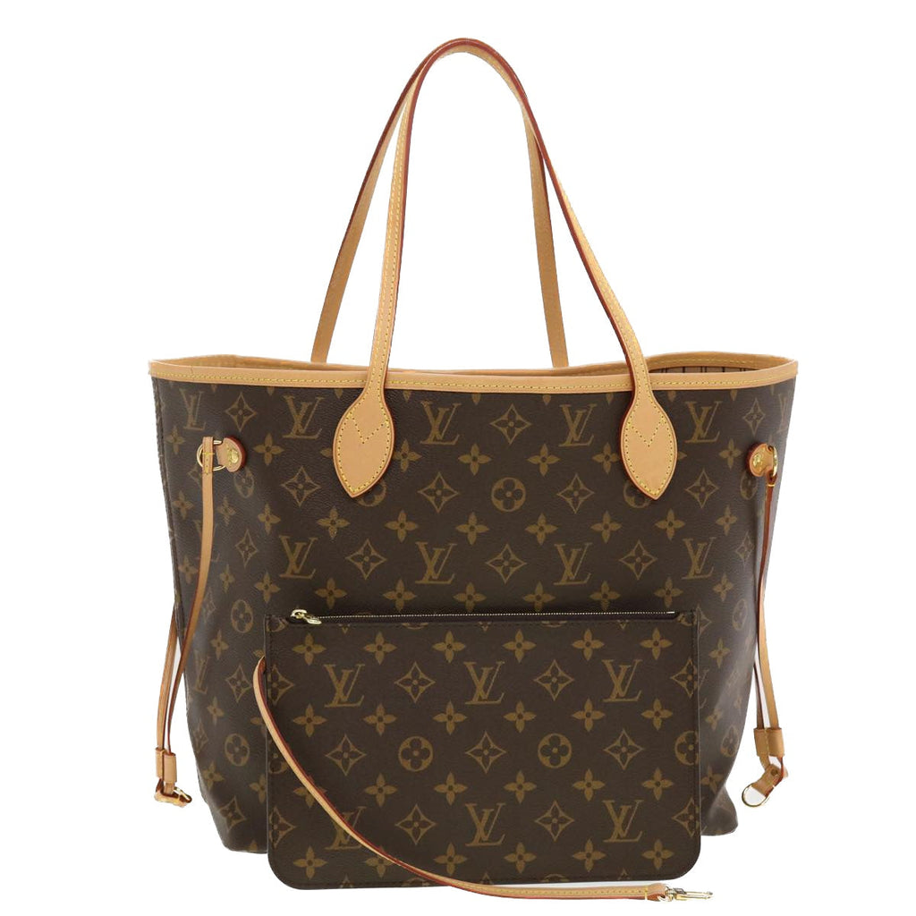 LOUIS VUITTON Monogram Neverfull MM Tote Bag M40156 LV 41152SAV