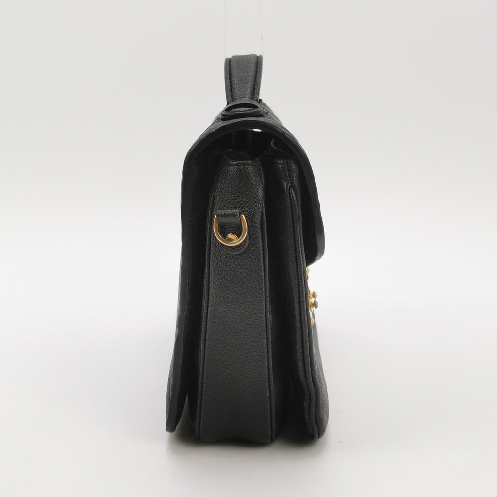 Louis Vuitton Pochette Métis Monogram Empreinte Leather Black