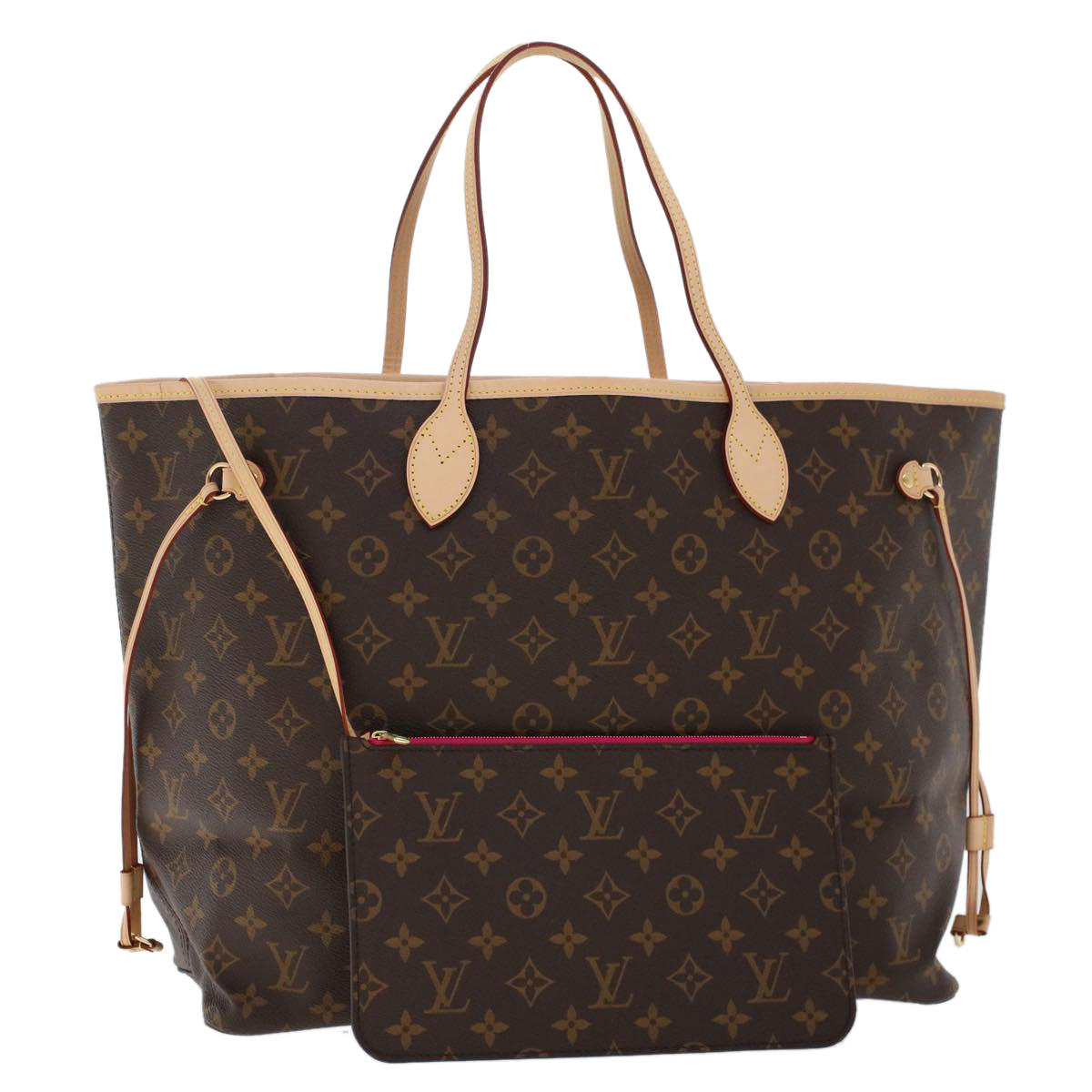 LOUIS VUITTON Monogram Neverfull GM Tote Bag M40157 LV 47338SAV