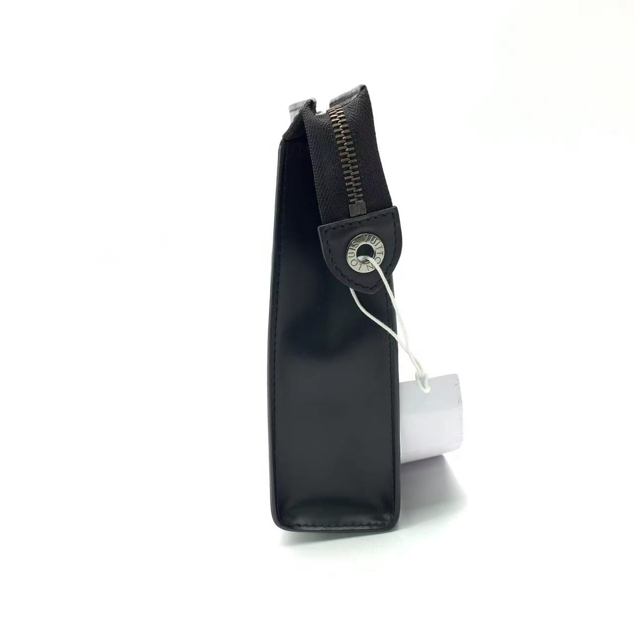 Louis Vuitton Voyage Clutch Black Monogram Men's